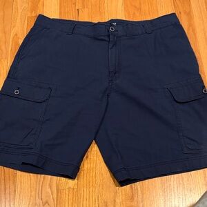 Izod Dark Blue Cargo Shorts for Men